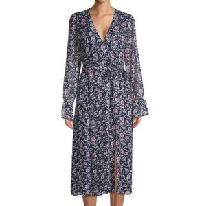 Paige Chamomile Silk Wrap Dress